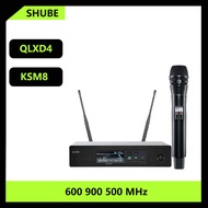 Top QLXD4/KSM8 UHF wireless microphone uhf high quality professional wireless microphone system 1 handheld for stage performance church speech singing