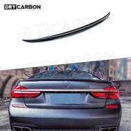 On sale For 7 Series Carbon Fiber Rear Spoiler Boot Wing P Style for BMW F01 F02 G11 G12 740i 750i 7