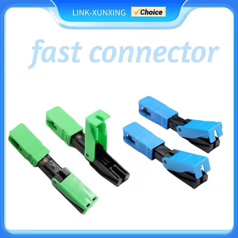 SM Single Mode Optical Quick Connector Fiber Optic Fast Connector 0.3dB FTTH Tool Cold Connector too