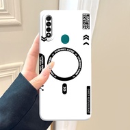 Premium Casing Hp Untuk OPPO A31 - Magsafe Ring Baru Case Silikon Softcase Trendi untuk Ponsel Anda