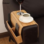 Garende Couch Cup Holder Couch Cup Holder Tray Wood with Cup Tray Armchair Multifunction