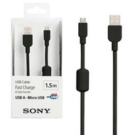 【聯宏3C】SONY USB Micro1.5M高速傳輸充電線 (CP-AB150)