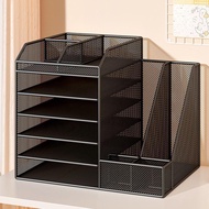 Desk Organizing Folder Folder Storage Box Shelf Desktop Book File Data Sorting Rack WCg9