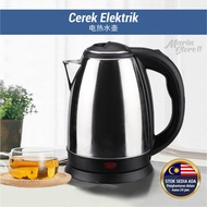 Stainless Steel Electric Kettle Fast Boiling Automatic Cut Off Jug Kettle 2L Cerek Jag Keluli Tahan Karat 不锈钢水壶 YY42