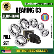 TOBAKI RACING ULTRA+RANGE C3 BEARING SET RS Y110 125Z Y15 Y16 FZ150I LC 4S 5S SRL RXZ TZM NMAX NVX E