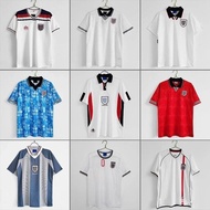 Classic Retro Short Sleeve England Football Jersey 1990-1996-1998-2002 Away Jersey Home Series-FG001