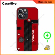 JDM Honda K20 Engine Red Phone Case for iPhone 17 Pro Max / iPhone 16 Pro Max / 15 Pro Max / 13 / Sa