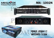 POWER AMPLIFIER MEGAVOX MA 1002 N / MA 1002N / MA-1002N / MA1002N 2 x 1000 WATT ORIGINAL
