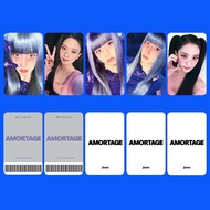 Blackpink jisoo Album Solo amortage photocard weverse YG chọn DMM chulo2 thẻ ảnh 4 mỗi bộ