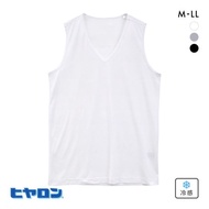 SHIROHATO cool touch mesh mens V-necked tank top (Sizes M-LL)(B15TH54772)(Direct from Japan)1