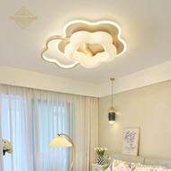 Modern Minimalist Ceiling Light Children'S Bedroom Lamp Log Style Ceiling Lamp Led Flower Design Roo