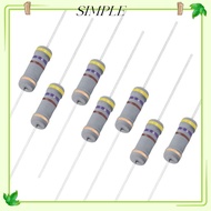 SIMPLESHOP 470 Ohm Resistor, 4 Bands Carbon Film Resistors, Easy to us 5% Tolerance 2W for DIY Elect