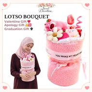 Lotso Teddy Bear Bouquet Romantic Valentine Gift Soft Plush Hug Bouquet Lotso Plush Bouquet 草莓熊花束