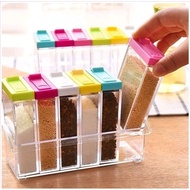 Kitchen Spice Holder Set/Spice Bottle Set Of 6 in 1