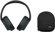 Sony WHCH720N Wireless Over The Ear Noise Canceling Headphones with 2 Microphones (Black) Bundle with Protective Headphone Case (2 Items)