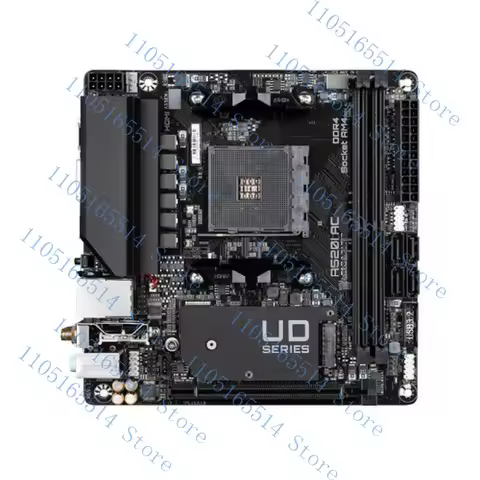 For GIGABYTE A520I AC motherboard A520 AM4 2*DDR4 64G HDMI+DP M-ITX Tested ok