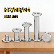 [YMH-G1] Book binding screw/ chicago screw/ 304 Stainless Steel binding screw / scrapbook photo albu