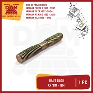 MESIN RX Standard Block Bolts M8 x M8 (PSP) Bolts 12x12 Ancer Satay Skewer Machine Cylinder Block