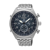 [Watchspree] Seiko Prospex Radio Sync Solar Chronograph Silver Stainless Steel Band Watch SSG011P1