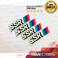 SSR Sportrim Wheel Sticker 14"/15"/16" Works Meister Type C Rim J040