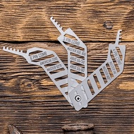 Multifunctional Lockpicking Tools Stainless Steel Lock Pick Sets Prying Trument Lock Pick Decoder An