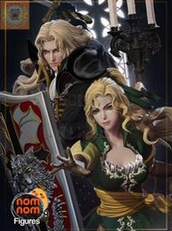 1/10惡魔城阿魯卡多gk白模未上色阿魯卡多胸像3d打印月下夜想曲