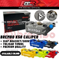 BREMBO M3 K50 CALIPER PUMP SIAP BRACKET SIAP SKIM DEPAN BELAKANG FRONT REAR 4POT Y15ZR LC5S LC4S Y12