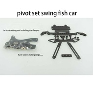 Free Shippin Carbon Pivot Swing Fish Set Front Ms/Msl Chassis Suspension Car