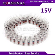 200PCS ZMM 15V LL34 SMD Zener diode package 1/2W 0.5w Chip Zener diode