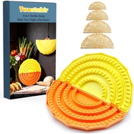4-in-1 Tortilla Sealer and Press for 10"+8"+6"+4" Wraps | Quesadilla Press, Burrito and Taco Maker |