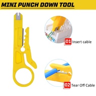 Mini Portable Wire Stripper Network Cable Punch Down Cutter Stripper Tool for RJ45 RJ11 RJ12 LAN Eth