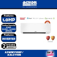 ACSON REINO+ SERIES INVERTER R32 AirCond A3WMY10BF 1.0HP I A3WMY15BF 1.5HP I A3WMY20BF 2.0HP I A3WMY25BF 2.5HP