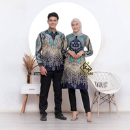 Couple Baju Batik Kemeja Tunik Kancing New Motif Garuda Terbaru / Tunik / Atasan wanita / Dress /gam