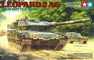 原價$1584 TAMIYA 1/35 德國主力戰車 豹2A6  Leopard 2 A6 #35271*