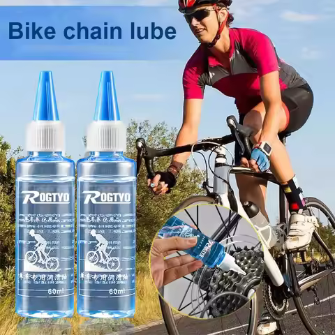 60ML Bicycle Chain Lubricant Dry Lube Chain Oil Long-Lasting Bike Chain Oil Waxy Maintenance Oil Squ