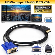 FRZ59 1080P HDMI VGA 15 Pin HDMI-compatible Adapter USB Hub Audio Cable HDMI to VGA Adapter HDMI to 