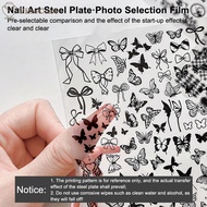 VibeCart‌ Ocean Series Shell Starfish Nail Stamping Plates Butterfly French Line Printing Stencil Na