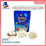 250g coconut block gummy/Candy/Gummy Gummy fructose