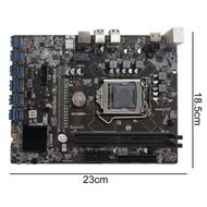 B250C BTC Mining Motherboard+DDR4 4G 2666MHZ Memory 12XPCIE to USB3.0 Graphics Card Slot LGA1151 Computer Motherboard-ro2