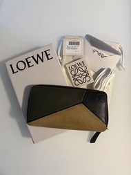Loewe Puzzle Zip Around Wallet Military 長銀包