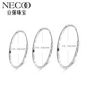 Liqiang Jewelry Platinum Earrings Female Genuine pt950 Platinum Earrings Fashion Platinum Earrings F