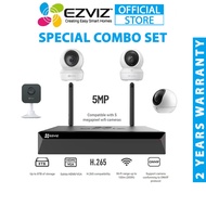 Ezviz C6N H6C Pro 2MP 4MP 2K+ H6 3K 5MP H1C 1080P Indoor Pan/Tilt Security CCTV Ezviz NVR X5S 8W Com