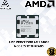 AMD Ryzen 5 8400F Processor | 6 Cores, 12 Threads | AM5 (Tray Unit)
