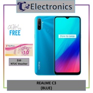 Realme C3 (3GB/32GB) + FREE $10 NTUC Voucher  - T2 electronics