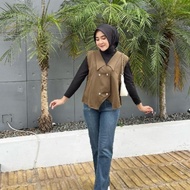 Evi Vest Basic Women's Sleeveless Crop Top Vest EVI Casual Vest for Women