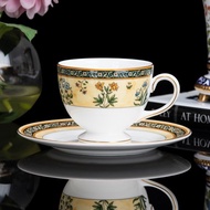 全新英國製Wedgwood  india花卉細緻骨瓷咖啡杯盤 下午茶杯組