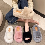 Heightening Thick-Soled Furry Slippers 7cm Brushed Slippers Full Size 34-42 Large Size Slippers Larg