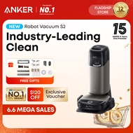 [New Launch]eufy by Anker Omni S2 Robot Vacuum Cleaner, Industry Leading Antibacterial HydroJet™ Sel