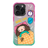 HI-SHIELD Stylish เคสใสกันกระแทก iPhone รุ่น Wake Up Girl [เคส iPhone15][เคส iPhone14][เคส iPhone13]