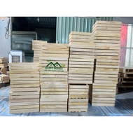 Square wooden pallet box 30x30x20 and rectangular 50x30x20
